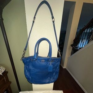 Coach Madison Sophia Gathered Leather Bags Blue